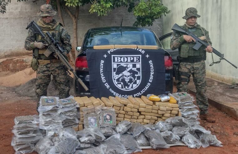 Bope prende traficante que levava 200 Kg de droga para Cuiabá