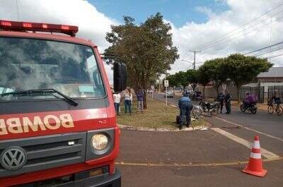 Motoentregador morre na Santa Casa após atropelar ciclista
