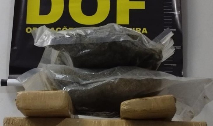 DOF prende em Maracaju, homem levando maconha e skunk para Costa Rica e Cassilândia