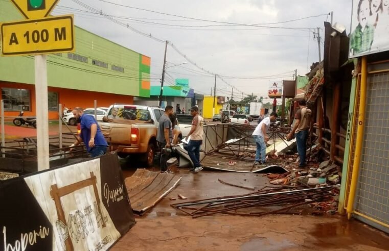 Defesa Civil acompanha situação provocada pelas chuvas fortes e ventania em MS