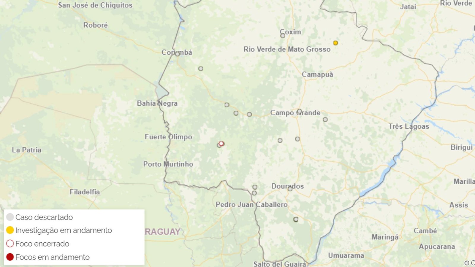 MAPA-GRIPEAVIARIA