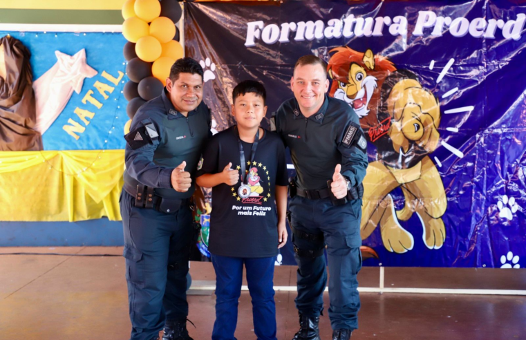 Prefeitura e Polícia Militar formam novas turmas e reforçam compromisso no combate às drogas com o PROERD em Maracaju
