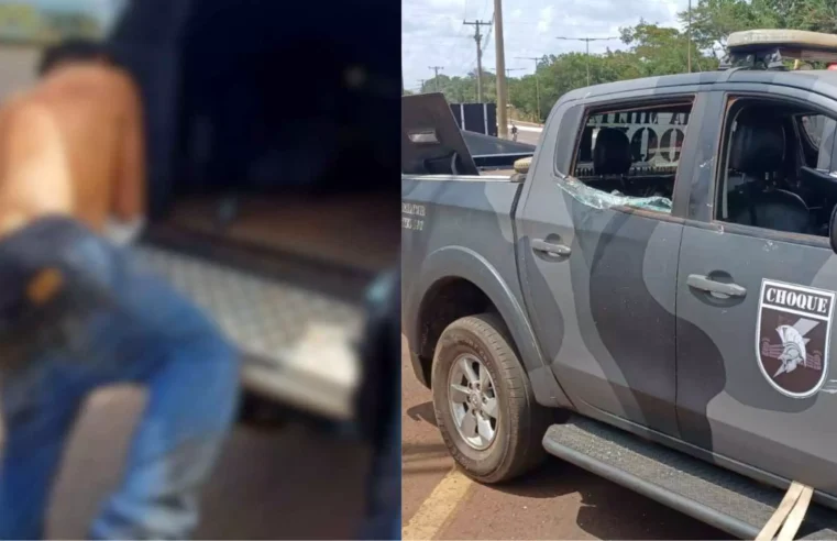 Quatro indígenas são presos e cinco policiais ficam feridos durante conflito na MS 156