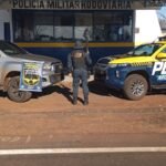BPMRv recupera caminhonete furtada e prende dois homens durante Operação Protetor em Amambai