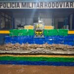 BPMRv apreende mais de 1,8 tonelada de drogas após capotamento na MS-289 e causa prejuízo de R$ 6,6 milhões ao crime