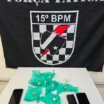 Força Tática do 15º BPM fecha “boca de fumo” e apreende entorpecentes na área da antiga Estação Ferroviária de Maracaju