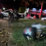 Acidente de moto entre amigos termina com um jovem morto e três feridos em Três Lagoas