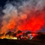 Três  incendios de vegetação mobilizou Corpo de Bombeiros em Maracaju