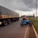 Empresário morre ao perder controle de motocicleta em trevo da BR-163