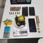 Polícia Militar em Nova Alvorada do Sul detém três por tráfico durante a madrugada; dois são suspeitos de envolvimento em tentativa de homicídio na Rua 27 de Outubro